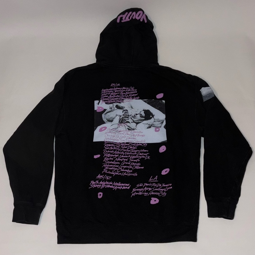 🎙️ 2019 SHAWN MENDES YCTMYA THE TOUR CONCERT BLACK LONG SLEEVE PULLOVER HOODIE - Picture 6 of 12